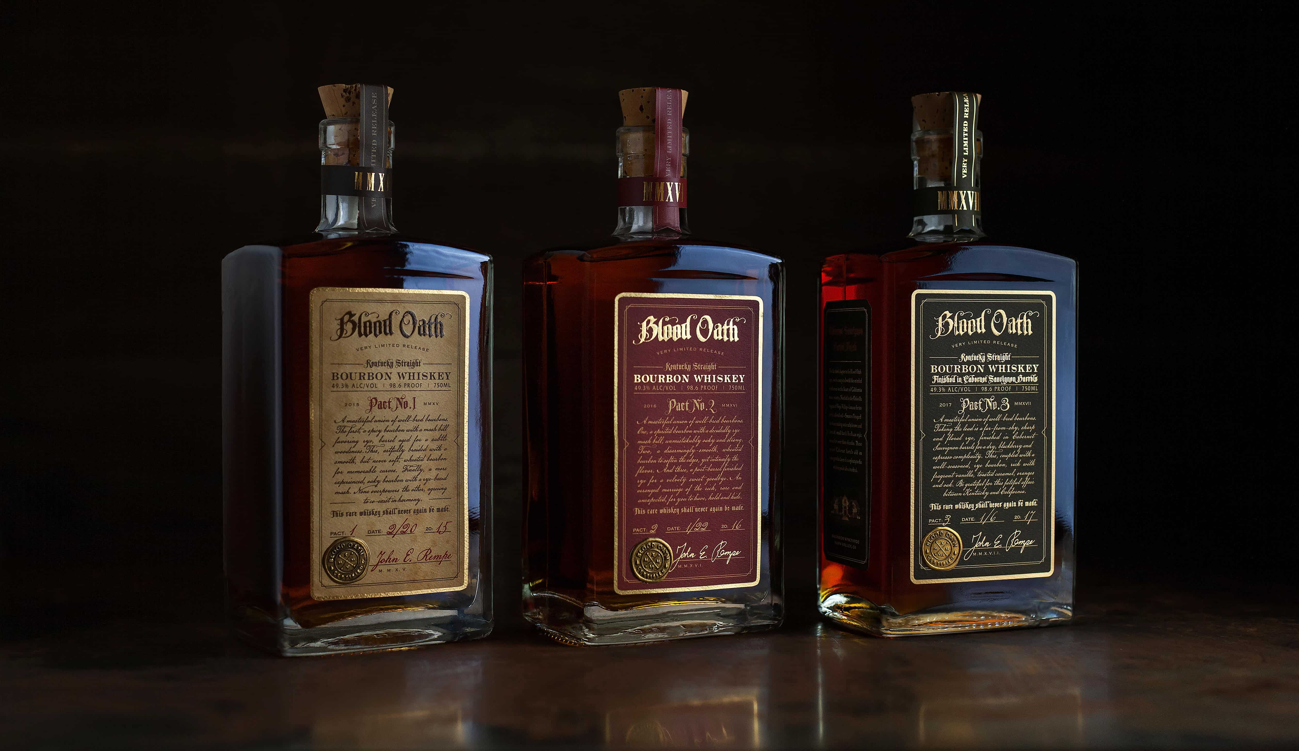Blood Oath Family Shot - Blood Oath Kentucky Straight Bourbon Whiskey Trilogy Available This Fall