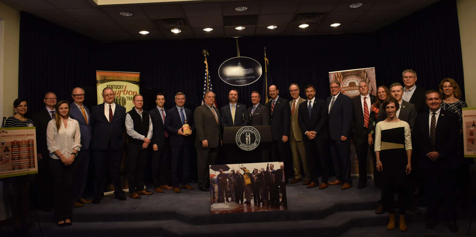 Ec Impact Presser Group 2019 - Make It A Double: New Study Shows Bourbon Industry Has Doubled Economic Impact In 10 Years