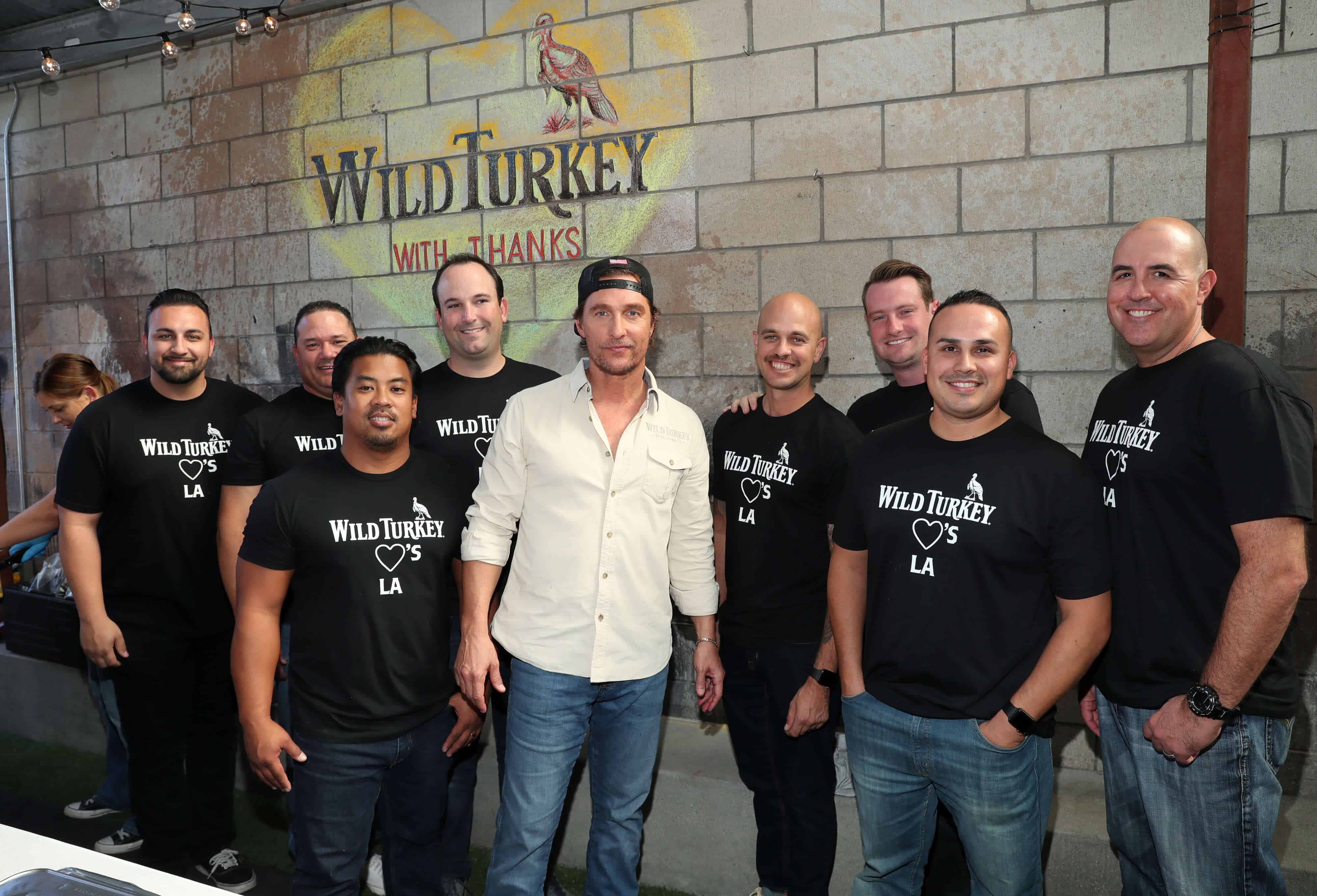 RJP11730 20191101120525841 20191101040149 - MATTHEW MCCONAUGHEY AND WILD TURKEY® BOURBON TEAM UP WITH OPERATION BBQ RELIEF TO PREPARE MEALS FOR LOS ANGELES FIRST RESPONDERS