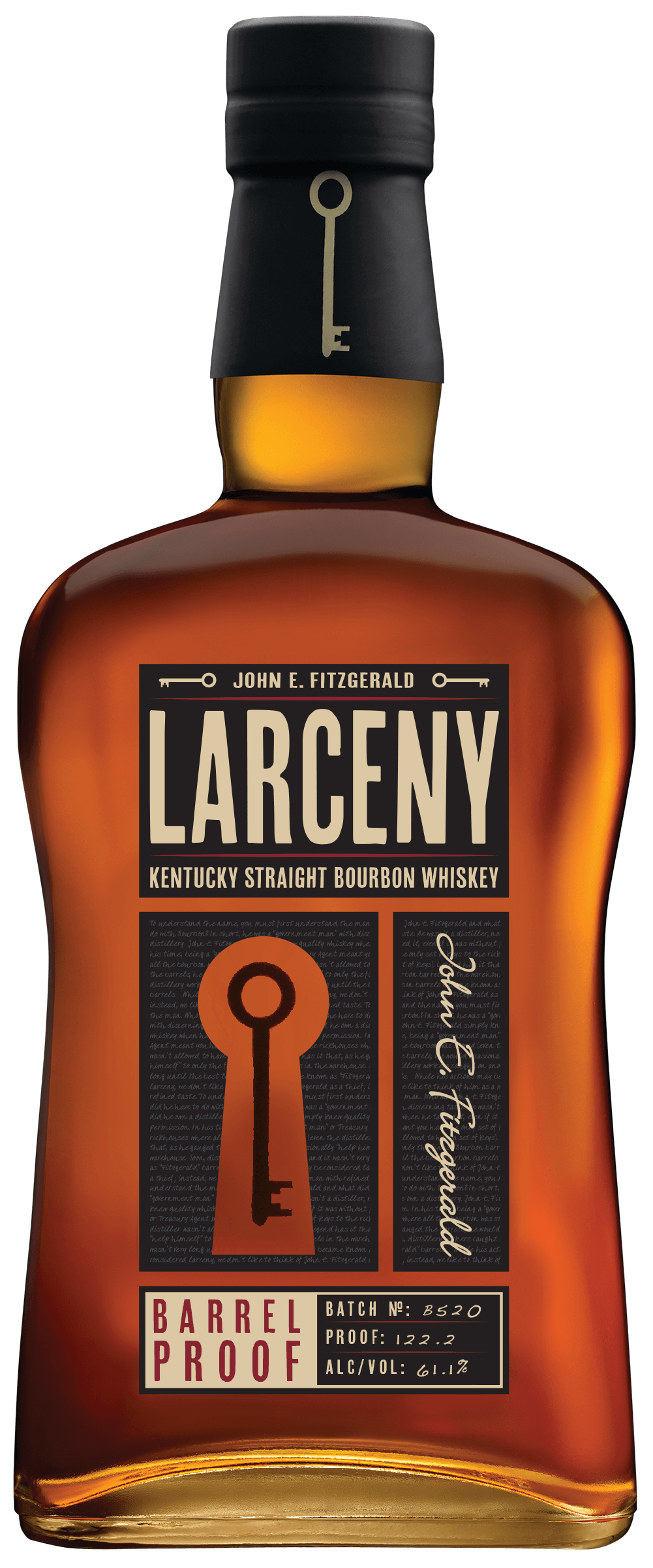 LA BP B520 - Larceny Barrel Proof Bourbon Named 2020 Whisky of the Year by Whisky Advocate