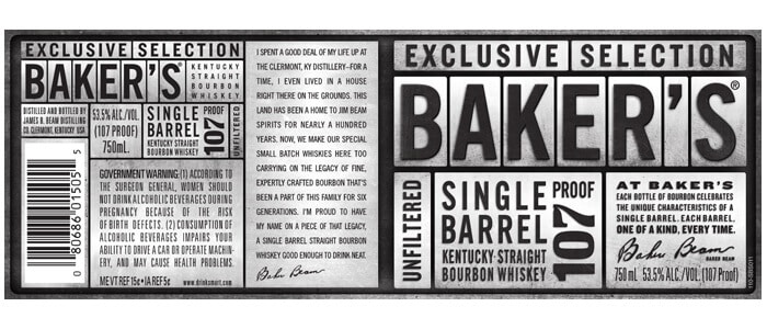 Baker's Label