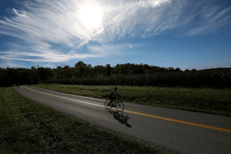 bike road sky